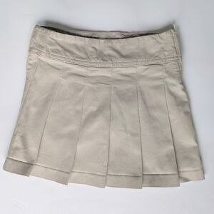 ⚡Children’s Place Girls Uniform Tan Stretch Pleated Skort